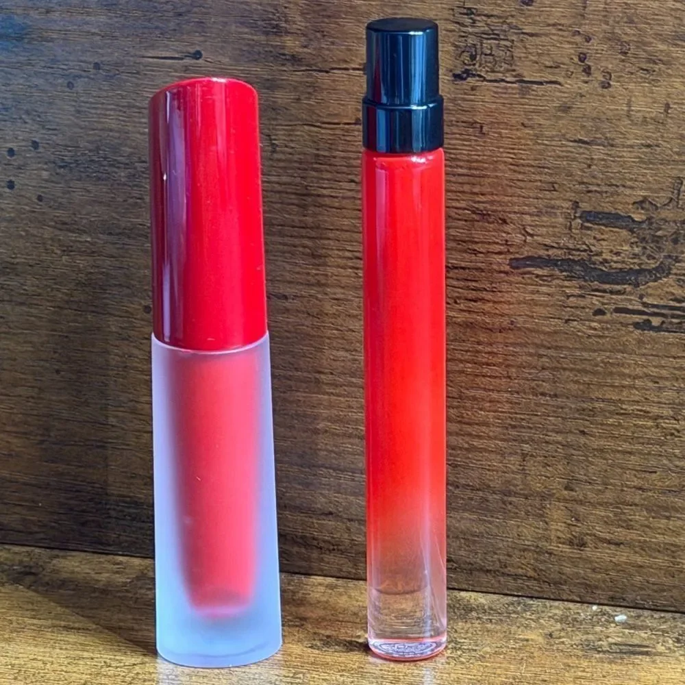 ❤️ Giorgio Armani Red Luxe Duo ❤️ Lip Maestro Satin 12 + Sì Passione 10mL | NEW